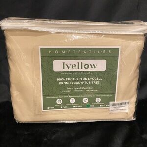 Cream Eucalyptus Lyocell Sheet Set
